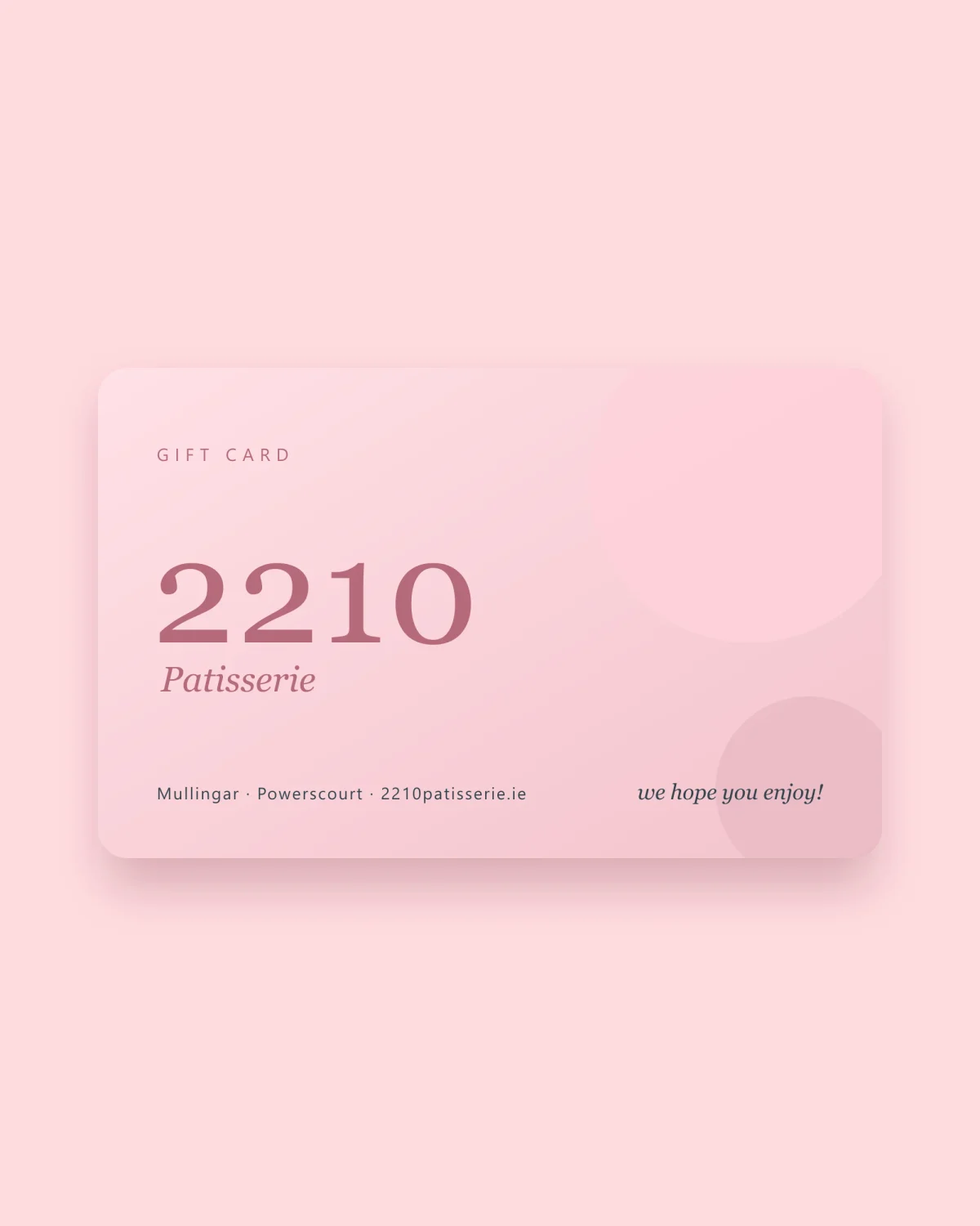 The gift of cake