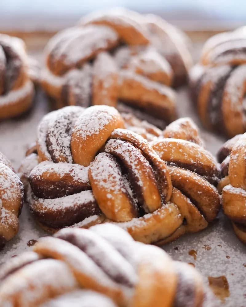 Cinnamon knots from the 2210 bakery