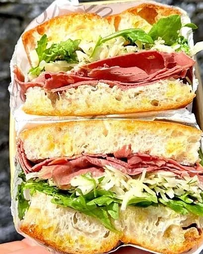 A sandwich from the 2210 kitchen