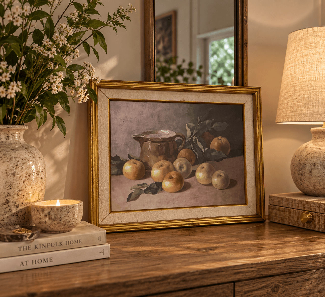 Apple and Jug Still Life
